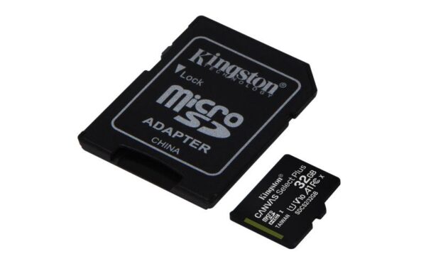 Card de Memorie MicroSD Kingston Select Plus, 32GB, Adaptor SD - SDCS2/32GB