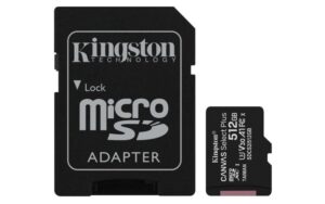 Card de Memorie MicroSD Kingston Select Plus, 512GB, Adaptor SD - SDCS2/512GB