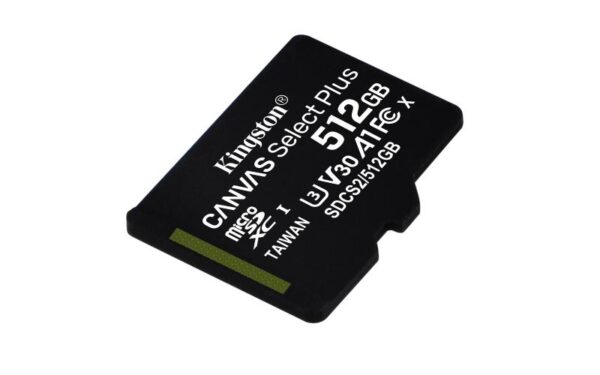 Card de Memorie MicroSD Kingston Select Plus, 512GB, Adaptor SD - SDCS2/512GB