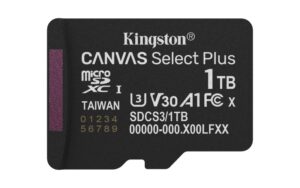 Card de Memorie MicroSDXC Kingston, 1TB, Canvas Select Plus - SDCS3/1TBSP