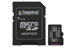 Card de Memorie MicroSDXC Kingston, 64GB, Canvas Select Plus - SDCS3/64GB
