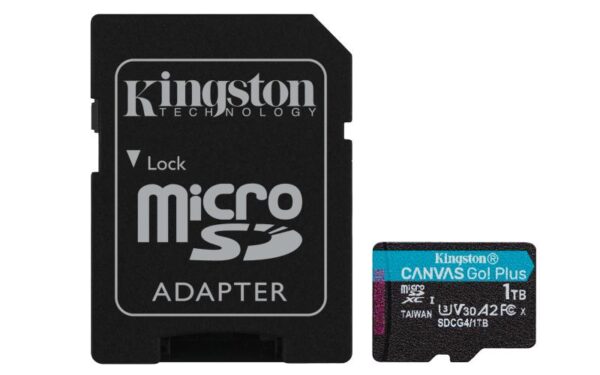 Card de Memorie MicroSDXC Kingston Canvas Go Plus 1TB - SDCG4/1TB