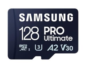 Card de memorie Samsung PRO Ultimate microSDXC UHS-I U3, V30 - MB-MY128SB/WW