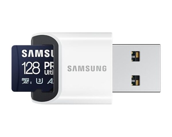 Card de memorie Samsung PRO Ultimate microSDXC UHS-I U3, V30 - MB-MY128SB/WW