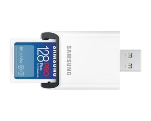 Card de Memorie SAMSUNG PRO PLUS 128GB CL10 CARD READER + USB - MB-SD128SB/WW