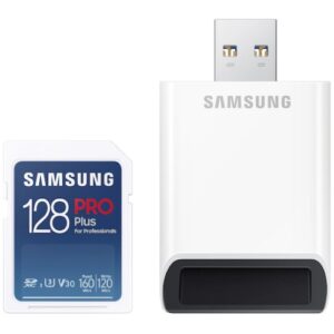Card de Memorie SAMSUNG PRO PLUS 128GB CL10 CARD READER + USB - MB-SD128SB/WW