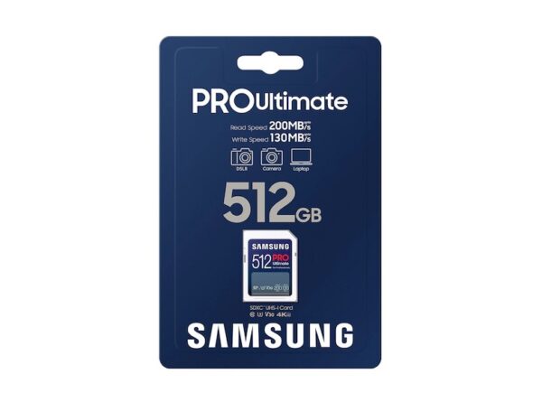 Card de Memorie SAMSUNG PRO ULTIMATE 512GB UHS1 W/AD - MB-SY512S/WW