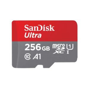 Card de memorie SanDisk, 256GB, UHS-I, Class 10, 80MB/s + Adaptor - SDSQUAC-256G-GN6MA