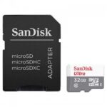 Card de Memorie SanDisk MicroSDHC, 32GB, Adaptor SD, Class 10 - SDSQUNR-032G-GN3MA