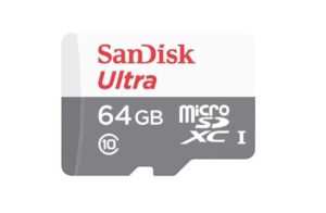 Card de Memorie SanDisk MicroSDHC, 64GB, Adaptor SD, Class 10 - SDSQUNR-064G-GN3MA