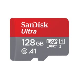 Card de Memorie SanDisk MicroSDXC, 128GB, Adaptor SD, Class 10 - SDSQUNR-128G-GN6TA