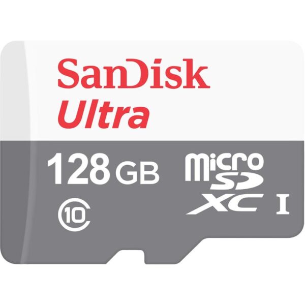 Card de Memorie SanDisk Ultra MicroSD, 128GB, Class 10 - SDSQUNR-128G-GN6MN