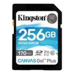 Card de Memorie SD Kingston Canvas GO Plus, 256GB, Class 10 - SDG3/256GB