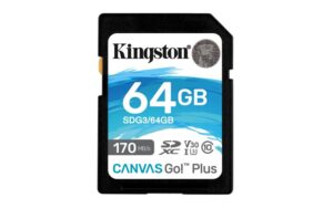 Card de Memorie SD Kingston Canvas GO Plus, 64GB, Class 10 - SDG3/64GB