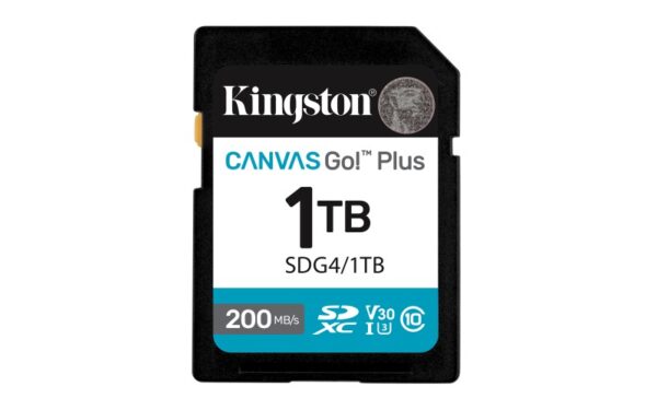 Card de Memorie SD Kingston Canvas GO Plus CL 10 - SDG4/1TB