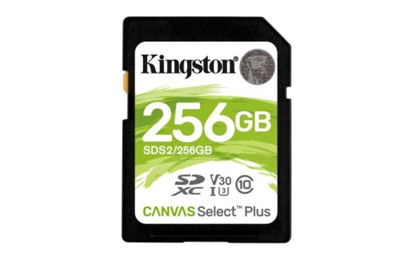 Card de Memorie SD Kingston Canvas Select Plus, 256GB, Class 10 - SDS2/256GB