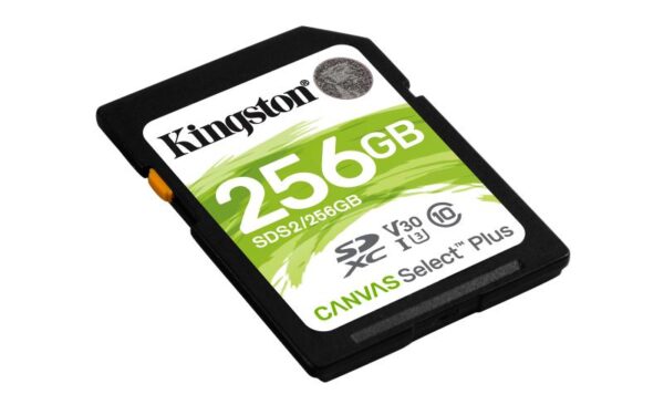 Card de Memorie SD Kingston Canvas Select Plus, 256GB, Class 10 - SDS2/256GB