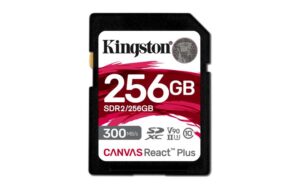 Card de Memorie SDHC Kingston Canvas React Plus 256Gb, Class 10 - SDR2/256GB