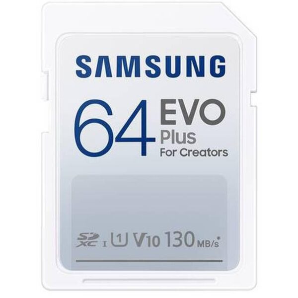 Card de Memorie SDXC Samsung Evo Plus, MB-SC64K/EU, 64GB, Class U1