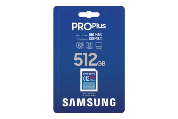 Card MICROSD PRO PLUS 512GB CL10 W/A SM - MB-SD512S/EU