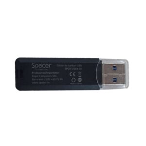 CARD READER extern SPACER, interfata USB 3.0, citeste/scrie: SD - SPCR-USB3-02
