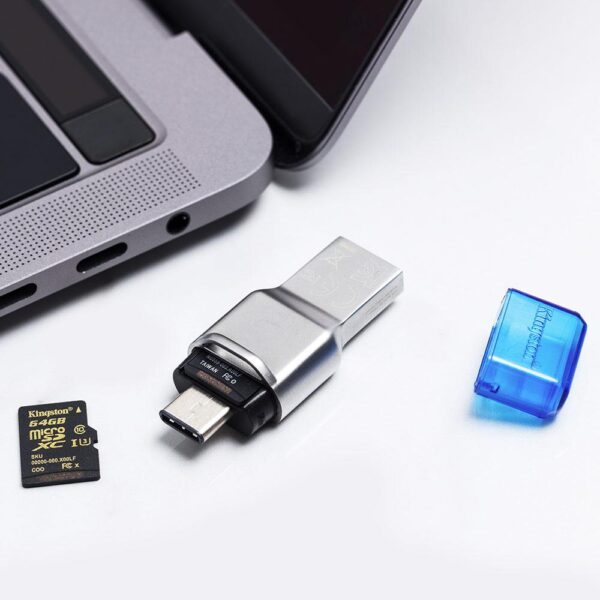 Card reader Kingston, USB 3.1 - A/C, FCR-ML3C, carduri suportate