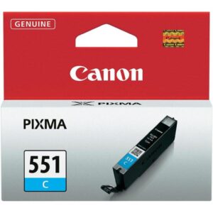 Cartus cerneala Canon CLI-551C, cyan, capacitate 7ml - BS6509B001AA