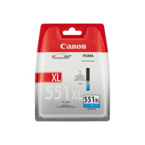 Cartus cerneala Canon CLI-551XL, cyan, capacitate 11ml - BS6444B001AA