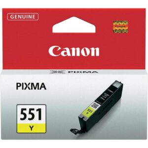 Cartus cerneala Canon CLI-551Y, yellow, capacitate 7ml - BS6511B001AA