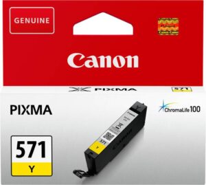 Cartus cerneala Canon CLI-571Y, yellow, capacitate 7ml - BS0388C001AA