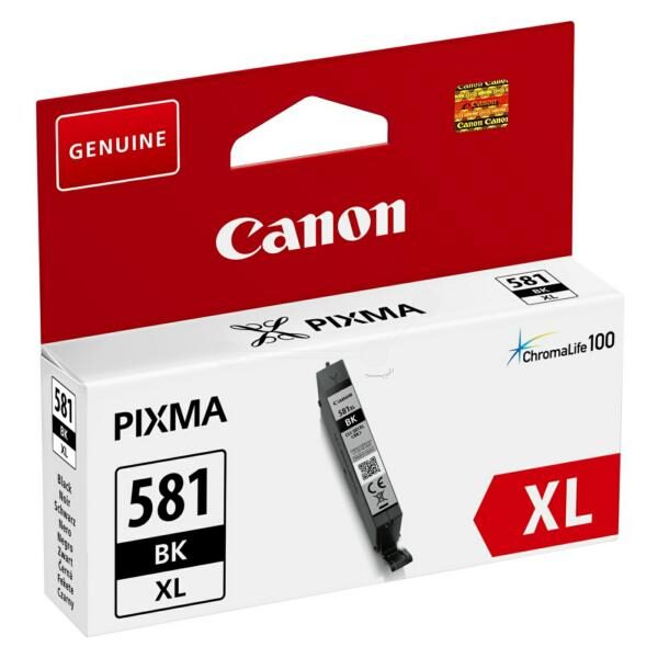 Cartus cerneala Canon CLI581XLB, black, 8.3 ml, PIXMA TS6151 - 2052C001AA