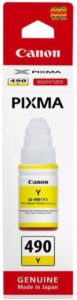 Cartus cerneala Canon GI-490 Y, yellow, capacitate 70ml - BS0666C001AA