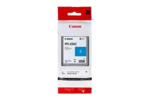 Cartus cerneala Canon PFI-030C, Cyan, capacitate 55ml - 3490C001AA