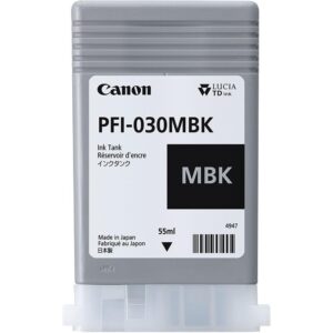 Cartus cerneala Canon PFI-030MBK, Matte Black, capacitate 55ml - 3488C001AA