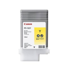 Cartus cerneala Canon PFI-102Y, yellow, capacitate 130ml - CF0898B001AA