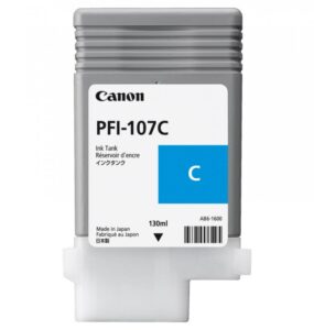 Cartus cerneala Canon PFI-107C, cyan, capacitate 130ml - CF6706B001AA