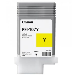 Cartus cerneala Canon PFI-107Y, yellow, capacitate 130ml - CF6708B001AA