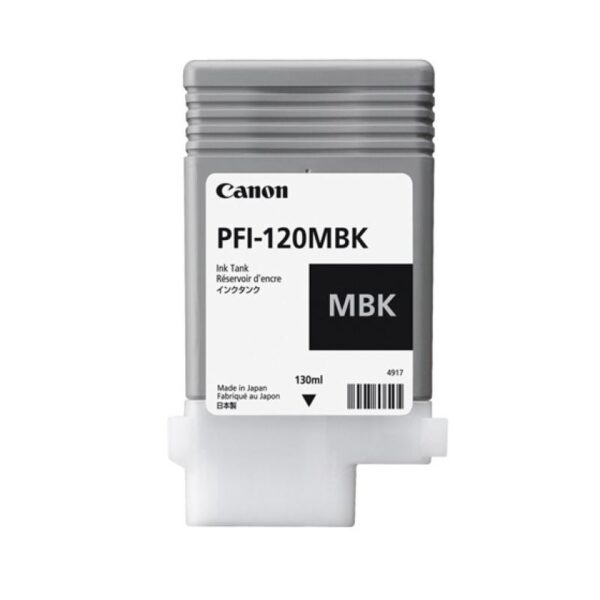 Cartus cerneala Canon PFI-120MBK, matte black, capacitate 130ml - 2884C001AA