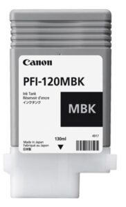 Cartus cerneala Canon PFI-120MBK, matte black, capacitate 130ml - 2884C001AA