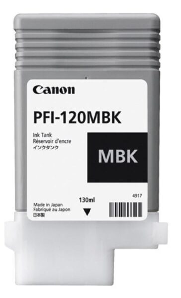 Cartus cerneala Canon PFI-120MBK, matte black, capacitate 130ml - 2884C001AA