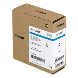 Cartus cerneala Canon PFI-1300C, cyan, capacitate 330ml - 0812C001AA