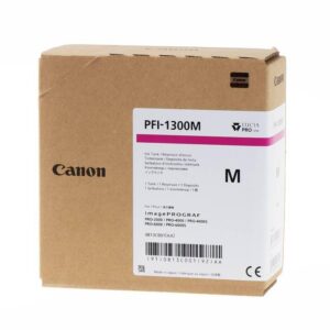 Cartus cerneala Canon PFI-1300M, magenta, capacitate 330ml - 0813C001AA