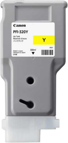 Cartus cerneala Canon PFI-320Y, yellow, capacitate 300ml - 2893C001AA