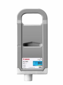 Cartus cerneala Canon PFI-706C, cyan, capacitate 700ml - CF6682B001AA