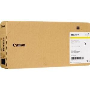 Cartus cerneala Canon PFI-707Y, yellow, capacitate 700ml - CF9824B001AA