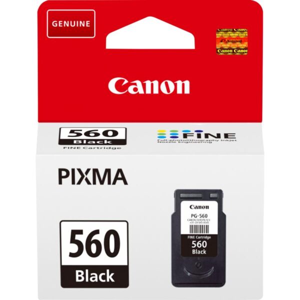 Cartus cerneala Canon PG-560, black, capacitate 7.5ml / 180 pagini - 3713C001AA