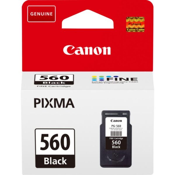 Cartus cerneala Canon PG-560, black, capacitate 7.5ml / 180 pagini - 3713C001AA