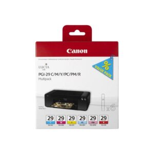 Cartus cerneala Canon PGI-29 C/M/Y/PC/PM/R, multipack - BS4873B005AA