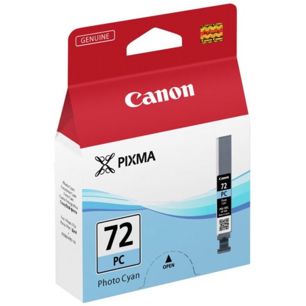 Cartus cerneala Canon PGI-72PC, photo cyan, pentru Canon Pixma PRO-10 - BS6407B001AA