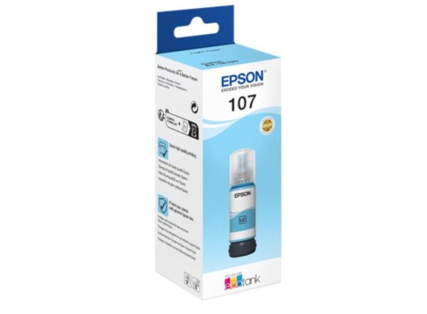Cartus cerneala Epson 108 Eco Tank, light cyan, capacitate 70ml - C13T09C54A